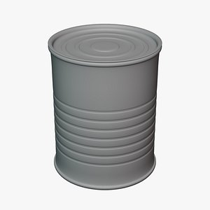 3D Basic Paint Can - Geometry Only No Textures No Materials
