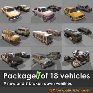Package1of 18 vehicles