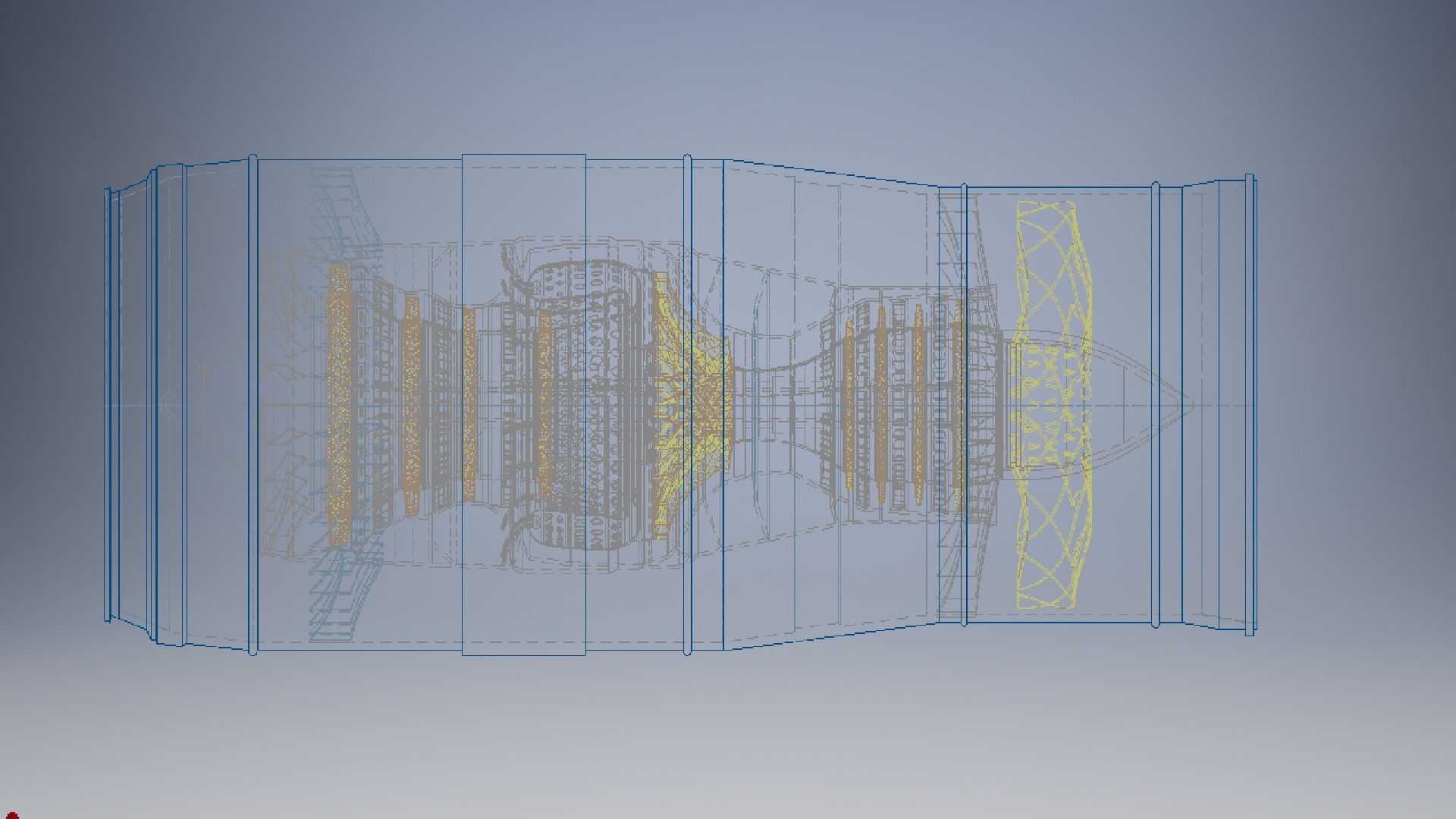 High Bypass Ratio Large Turbofan model TurboSquid 2037204