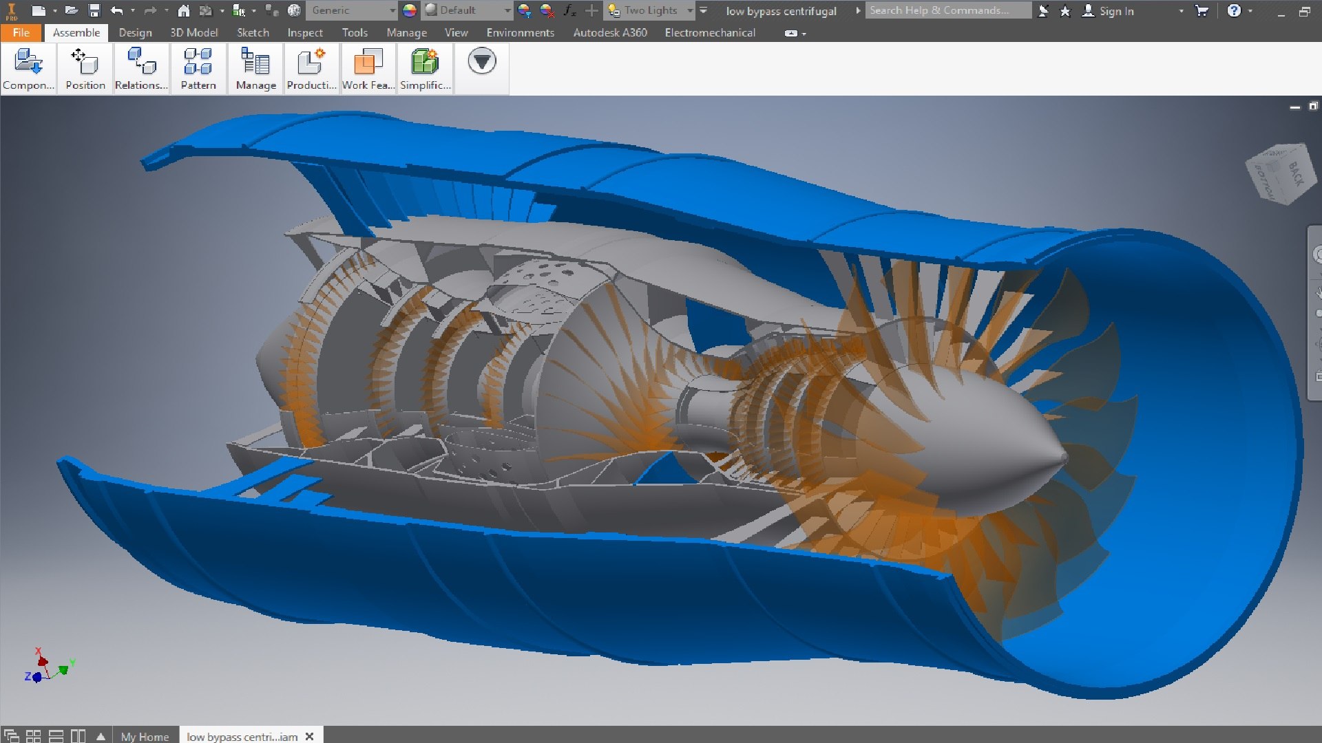 High Bypass Ratio Large Turbofan model - TurboSquid 2037204