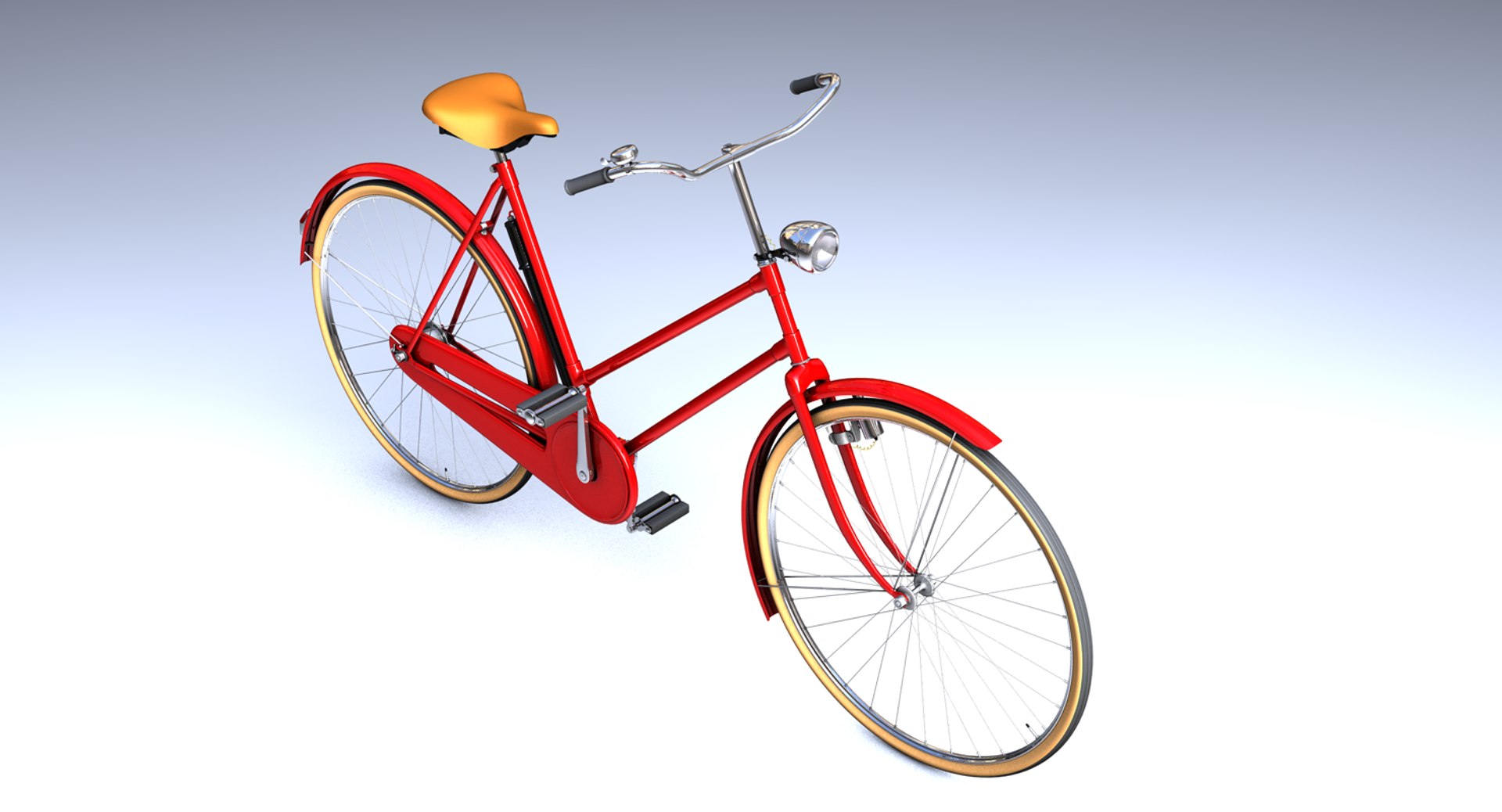 3D classic ladies bicycle - TurboSquid 1362943