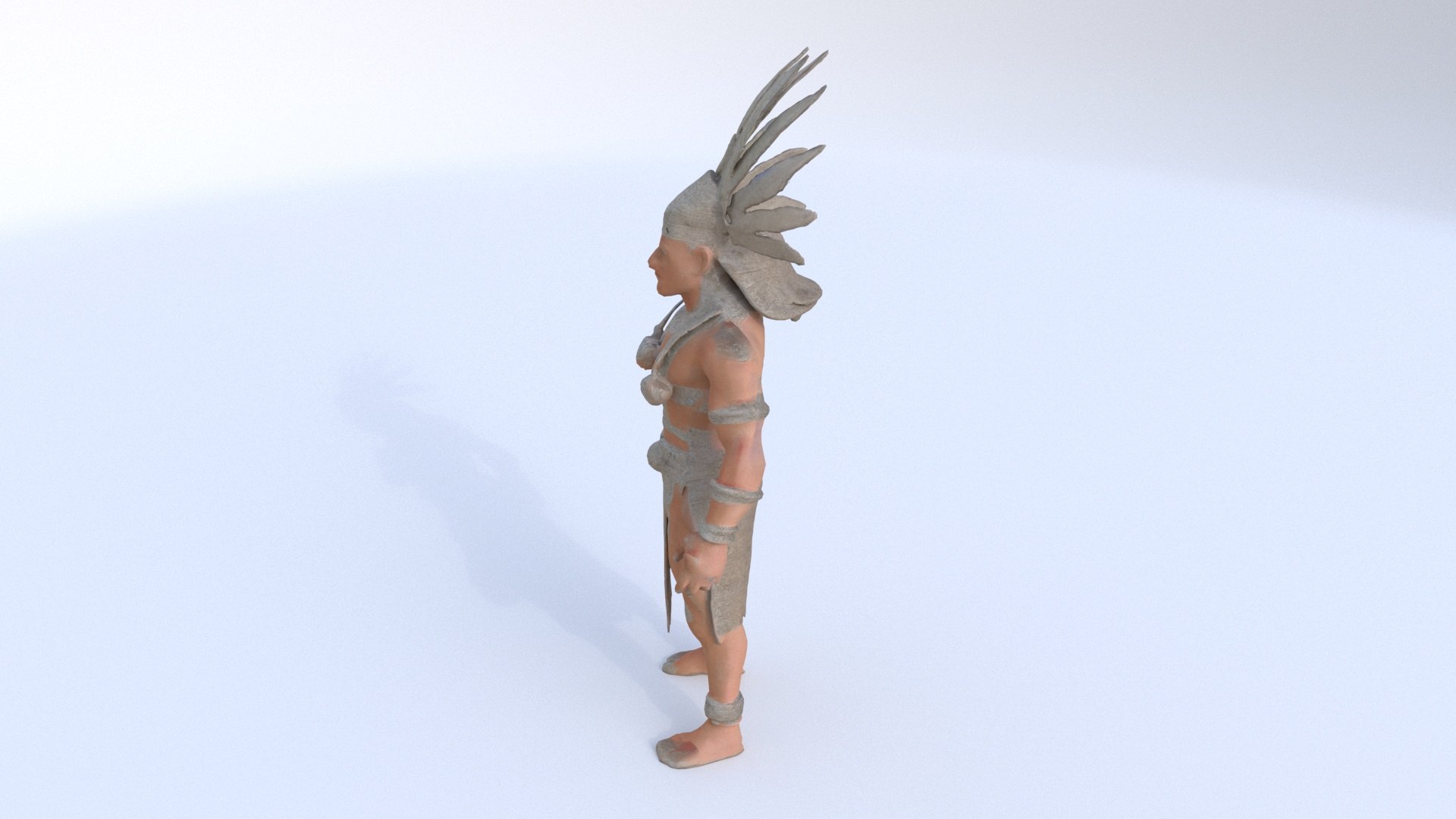 Aztec Character A 3D - TurboSquid 2328527