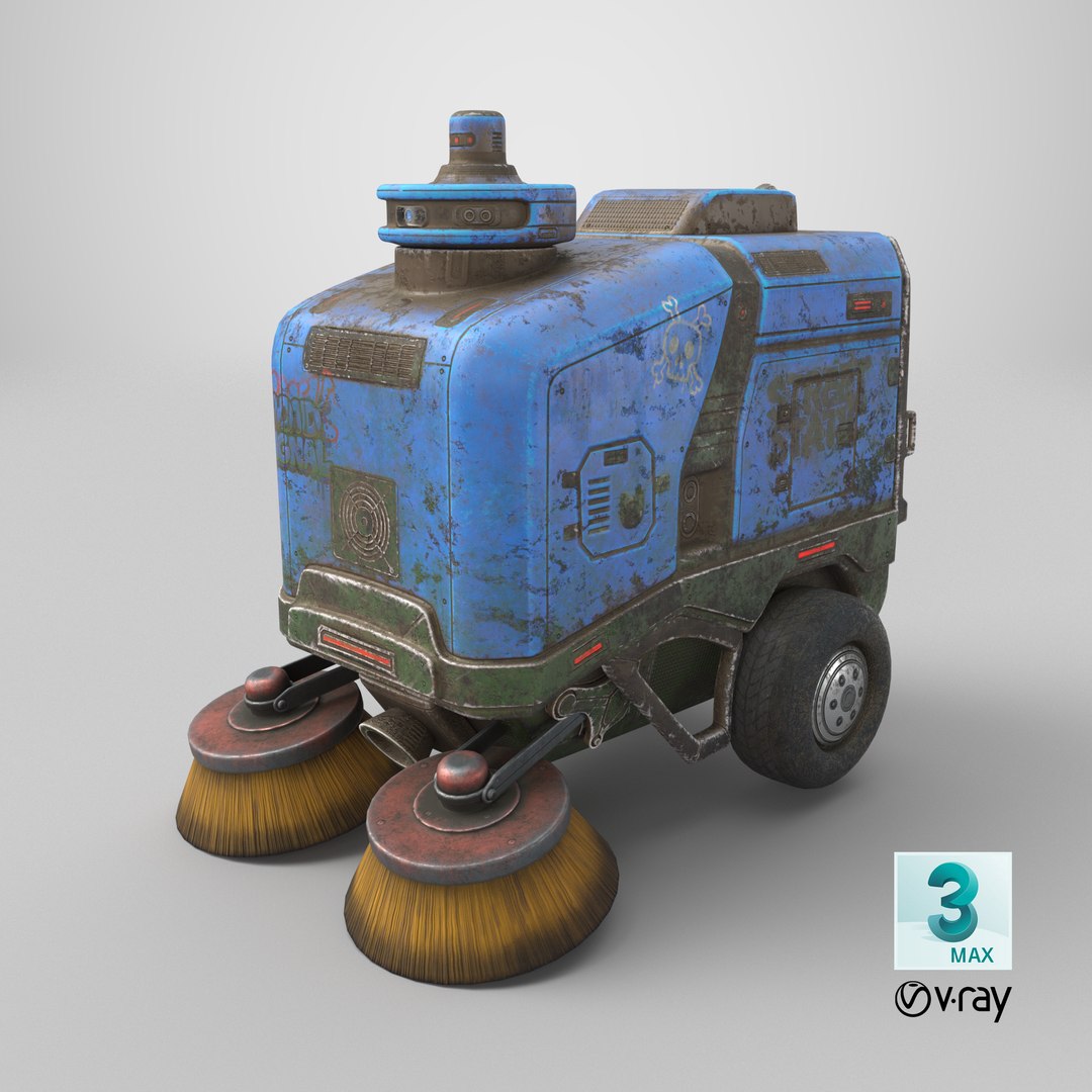 Rusty Street Sweeper Bot 3D model https://p.turbosquid.com/ts-thumb/h5/0QgRiA/G6/stemcell_max_vray_render/png/1774606368/1920x1080/fit_q87/65cbdac7aa0a69178ddfd888fbb06a749a2baded/stemcell_max_vray_render.jpg