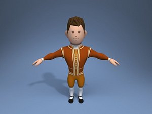 3D ar character medieval