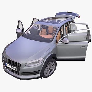 generic german suv interior car model