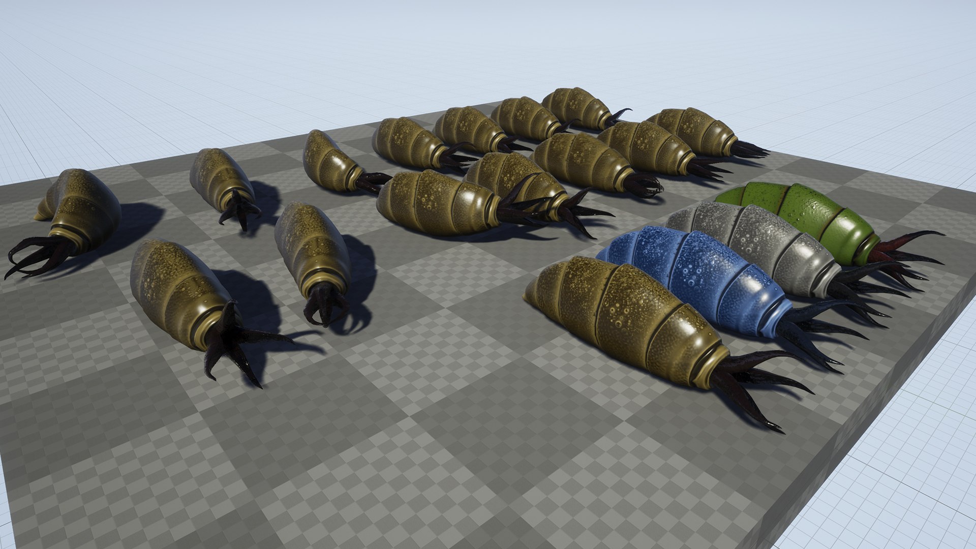 3D Worm creature1 model - TurboSquid 2126180