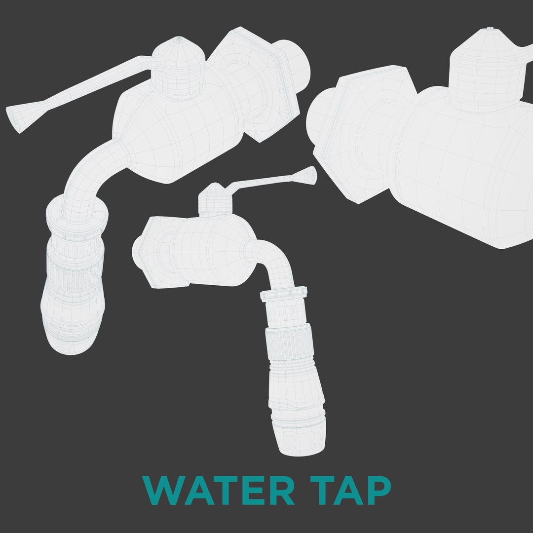 3D Water Tap - TurboSquid 1789114