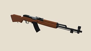3D sks rifle
