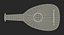 String Instrument Lute 3D Model