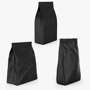 3D model 3D doypack packaging