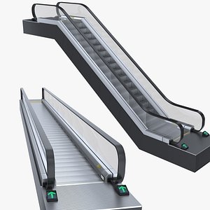 Escalator and Moving Walkway 3D Models Collection