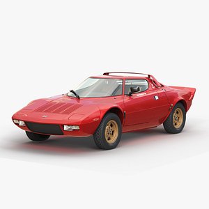 3D Lancia Stratos HF 1974 model