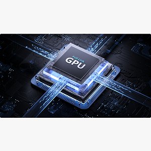 3D C4D Octane chip scene CPU chip structure transmit chip