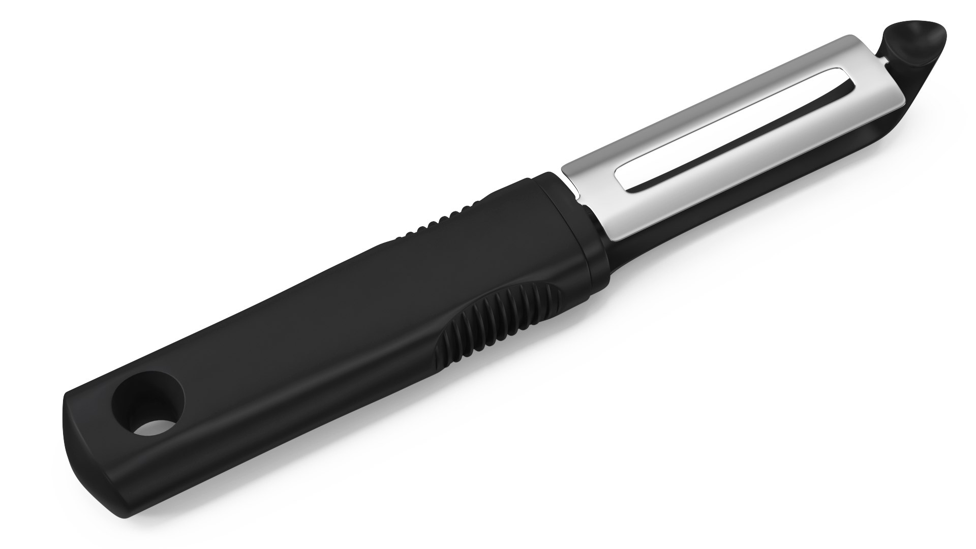 Steel Swivel Peeler 3D model preview