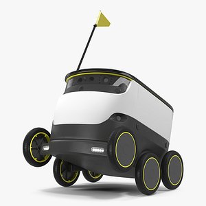 Self-Driving Robot Delivery Rigged