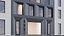 近代的な建物のファサード 4