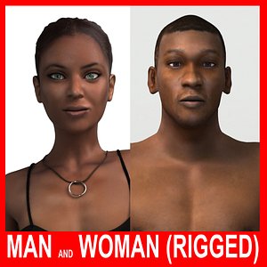Man and Woman II (Rigged)