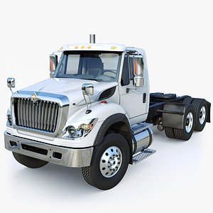 International WorkStar 7600 Day Cab 3D