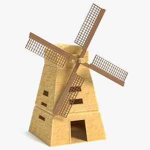 egyptian windmill 3D model