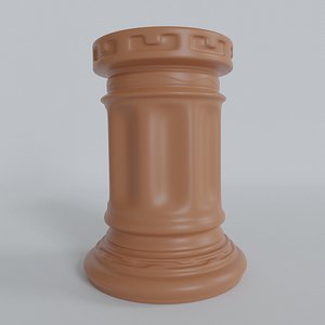 3D model stand pens holder