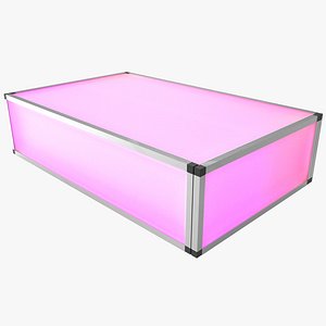 LED Illuminated Coffee Table 01