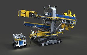 Lego Wheel Excavator
