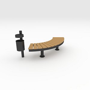 Bench Park 50 3D