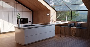 3D Modern kitchen