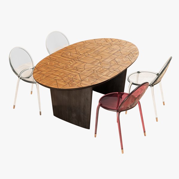 3d Model Roche Bobois Patchwork Dining, Roche Bobois Dining Table