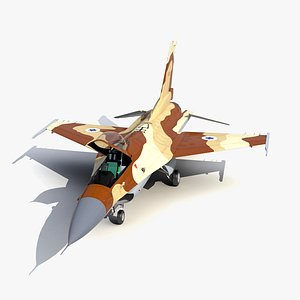 3d fighter f-16 fighting falcon
