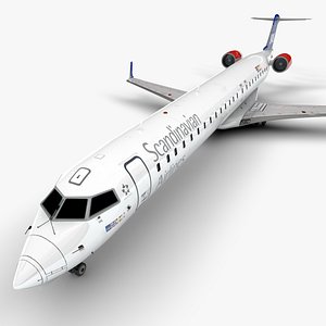 SAS Scandinavian Airlines BOMBARDIER CRJ 900 L2049 3D model