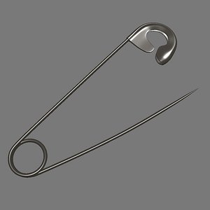 OBJ file Safety Pin / Breastpin 3d model from 3d scanning・3D printable  model to download・Cults