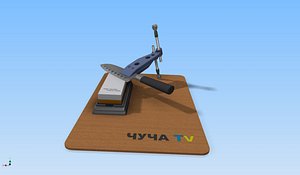 Sharpener crutch for Water stones on a 3D Printer