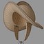conquistador helmet comb morion 3d model