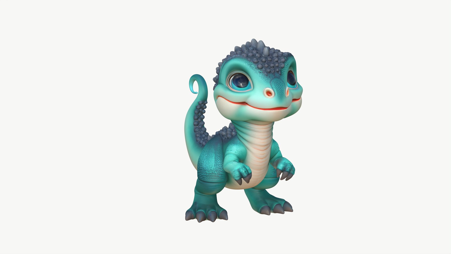 Cartoon Cute 3D Dinosaur 3D Model - TurboSquid 2463168