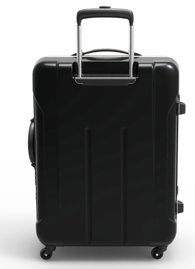 trolley frame suitcase 3d model