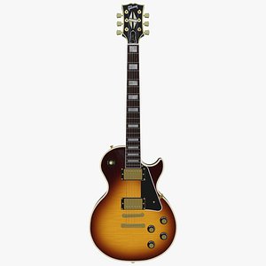 Gibson Les Paul Custom Tobacco Sunburst Finish model