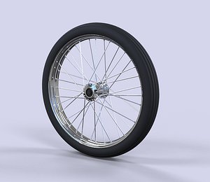 wheel dragster 3D model
