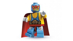 Lego Super Wrestler - Rigged Minifigure - 8683-10