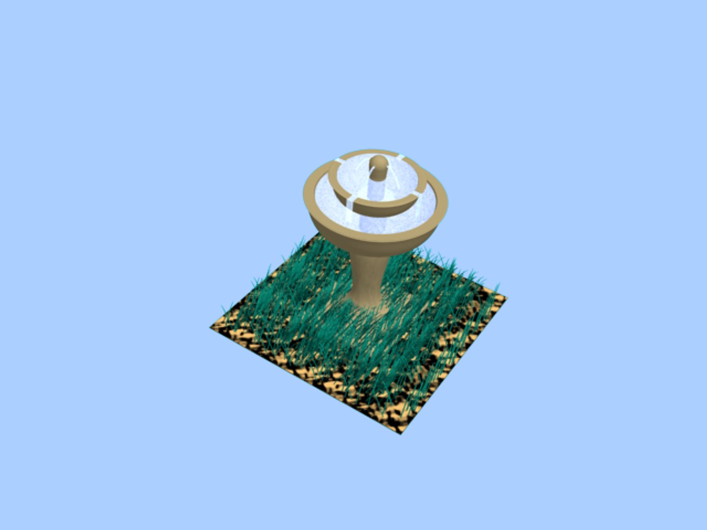 Fountain 3d Model   Shot1 