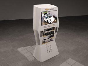 3D totem screen model