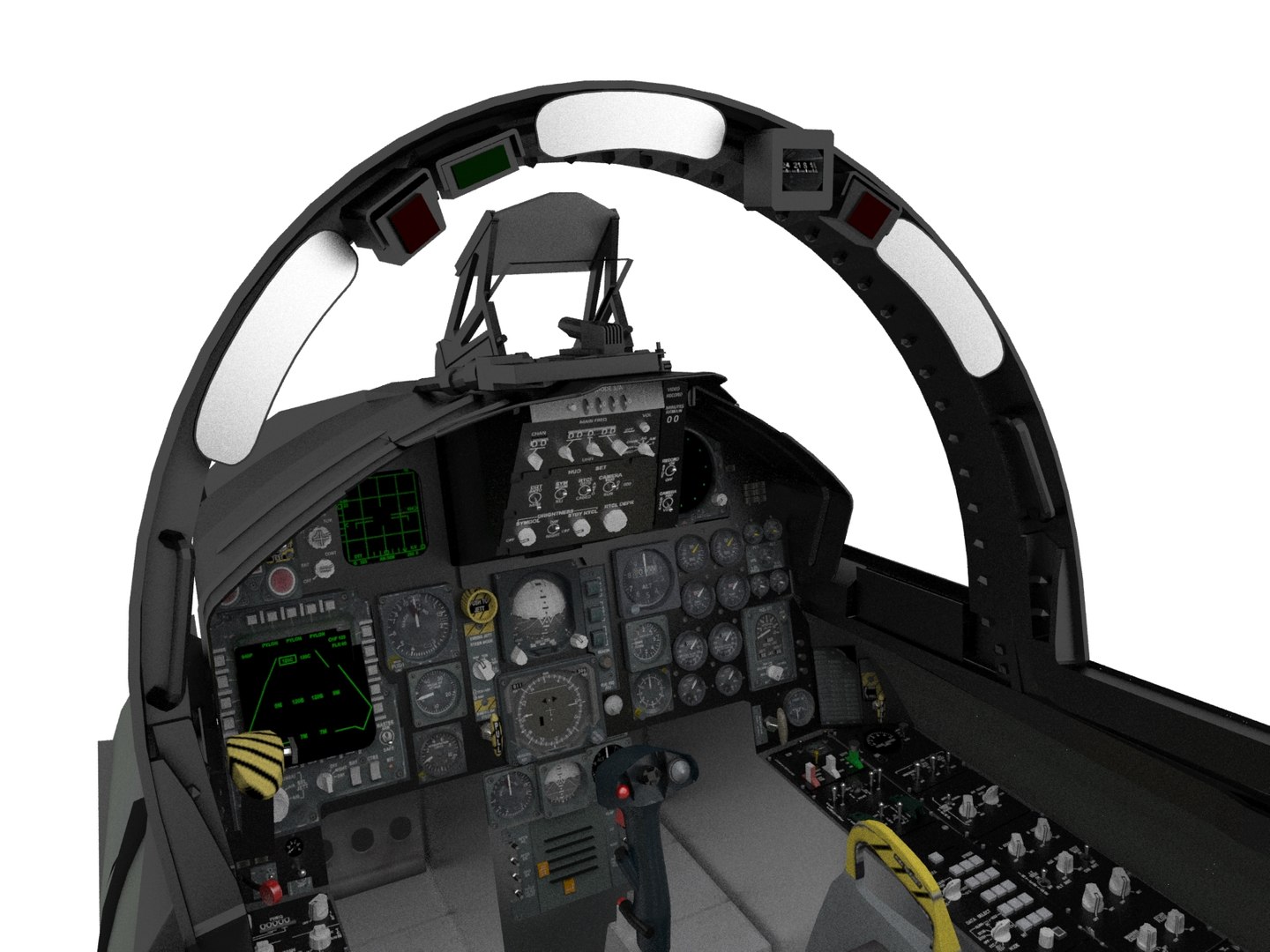 3D F-15c Cockpit Model - TurboSquid 1386884