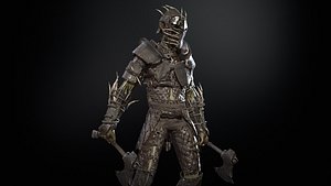 3D SkinnyOrc10 model