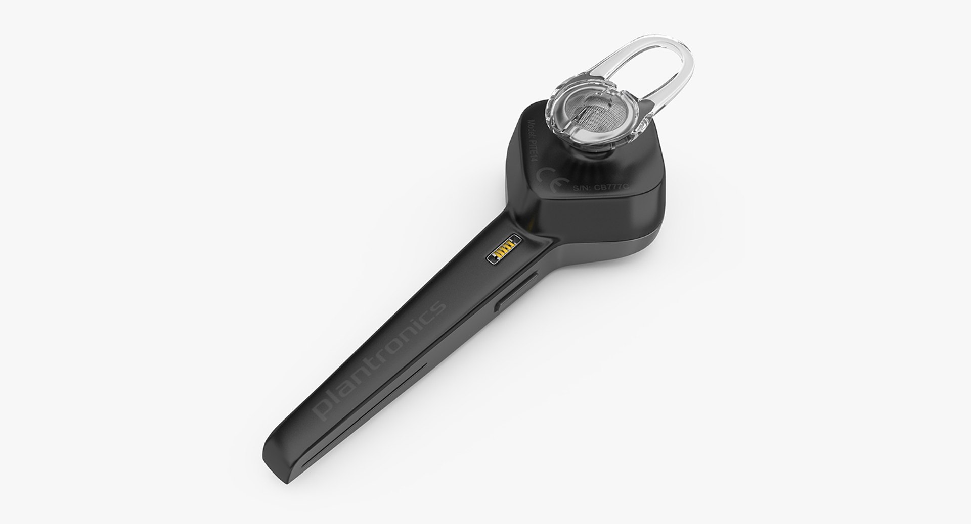 Mobile Bluetooth Headset Plantronics Voyager Edge 3D model preview