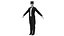 Vintage Tailcoat Suit Black