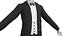 Vintage Tailcoat Suit Black