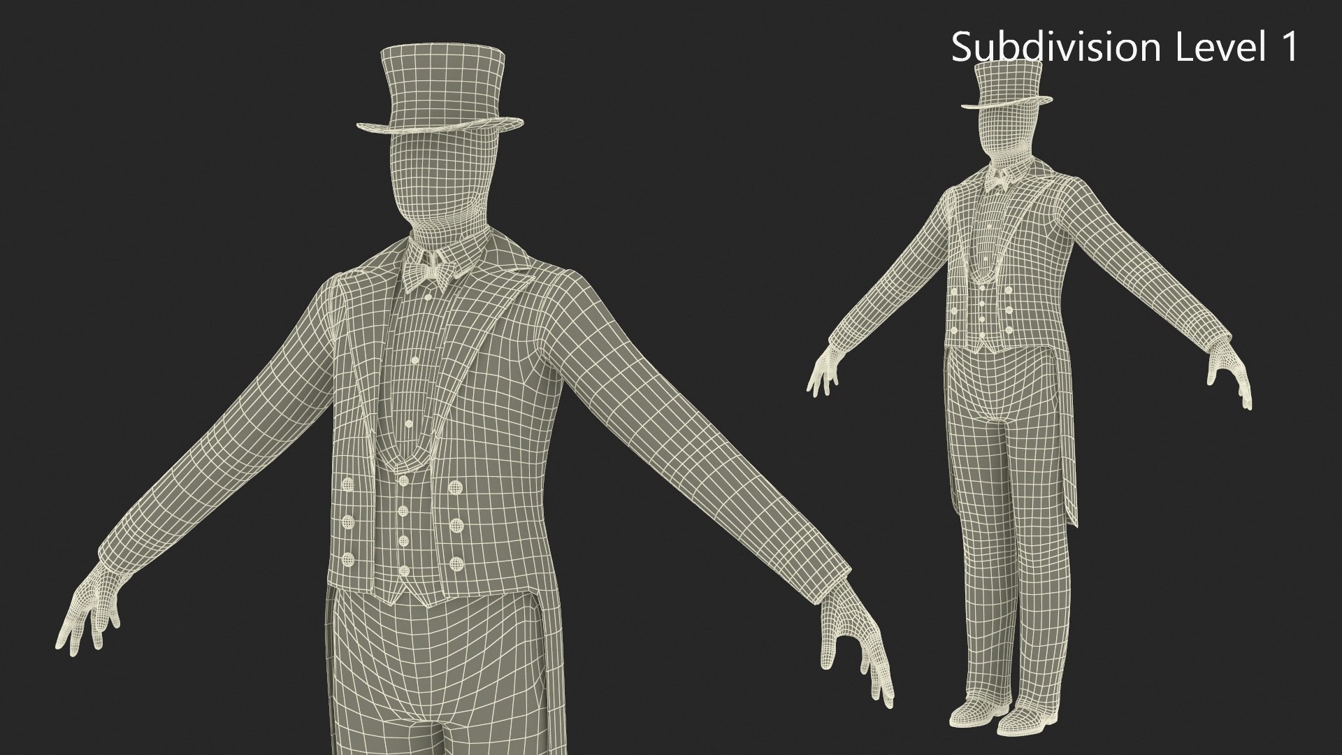 Vintage Tailcoat Suit Black 3D model https://p.turbosquid.com/ts-thumb/h6/YvZrs5/yd/vintage_tailcoat_suit_black_013/jpg/1748390892/1920x1080/fit_q87/1b9a9eb050b965f80c2fbfe6081408cb18d2add3/vintage_tailcoat_suit_black_013.jpg