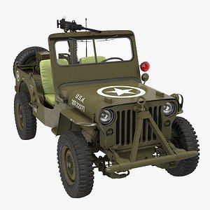army jeep willys 3d max