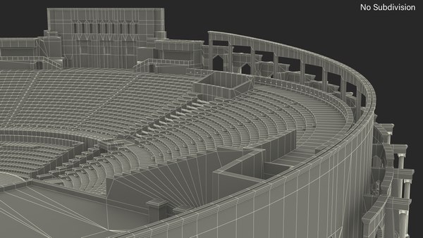 modelo 3d Estructura del anfiteatro Katara - TurboSquid 2290705