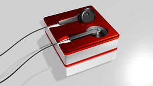Earphones 3D model